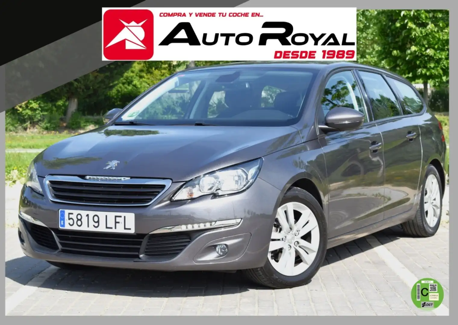 Peugeot 308 SW 1.6BlueHDi S&S Active 120 Gris - 1