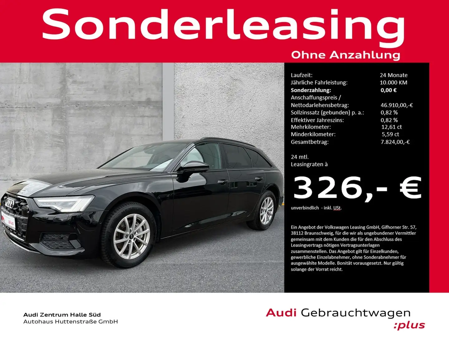 Audi A6 Avant 40 TDI advanced MATRIX ASSIS+ 360° HuD eSITZ Schwarz - 1