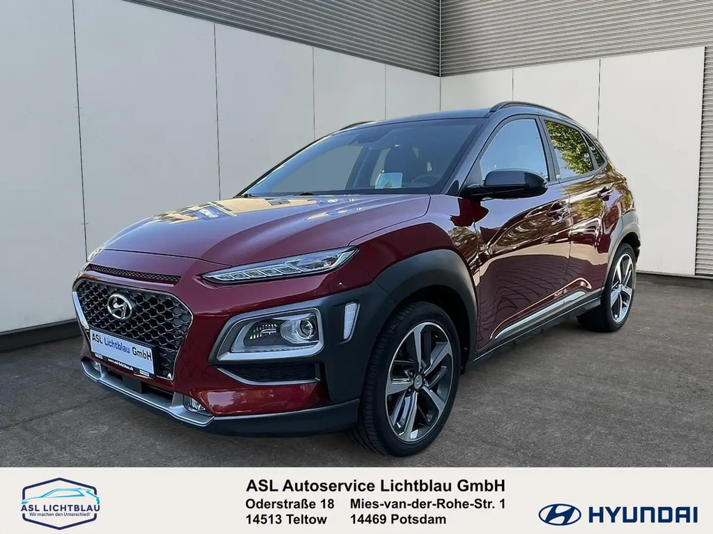 Hyundai KONA 1.0 T-GDi M/T PREMIUM Navigations- & Sitzpaket,... Rot - 1