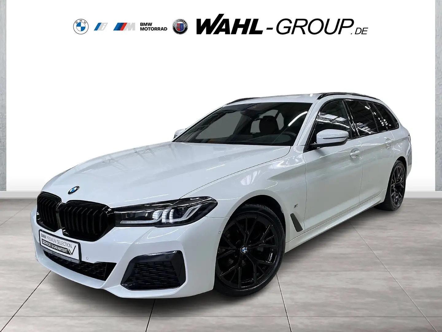 BMW 520 d xDrive TOURING M SPORTPAKET HEAD-UP HIFI ALU 19" Wit - 1