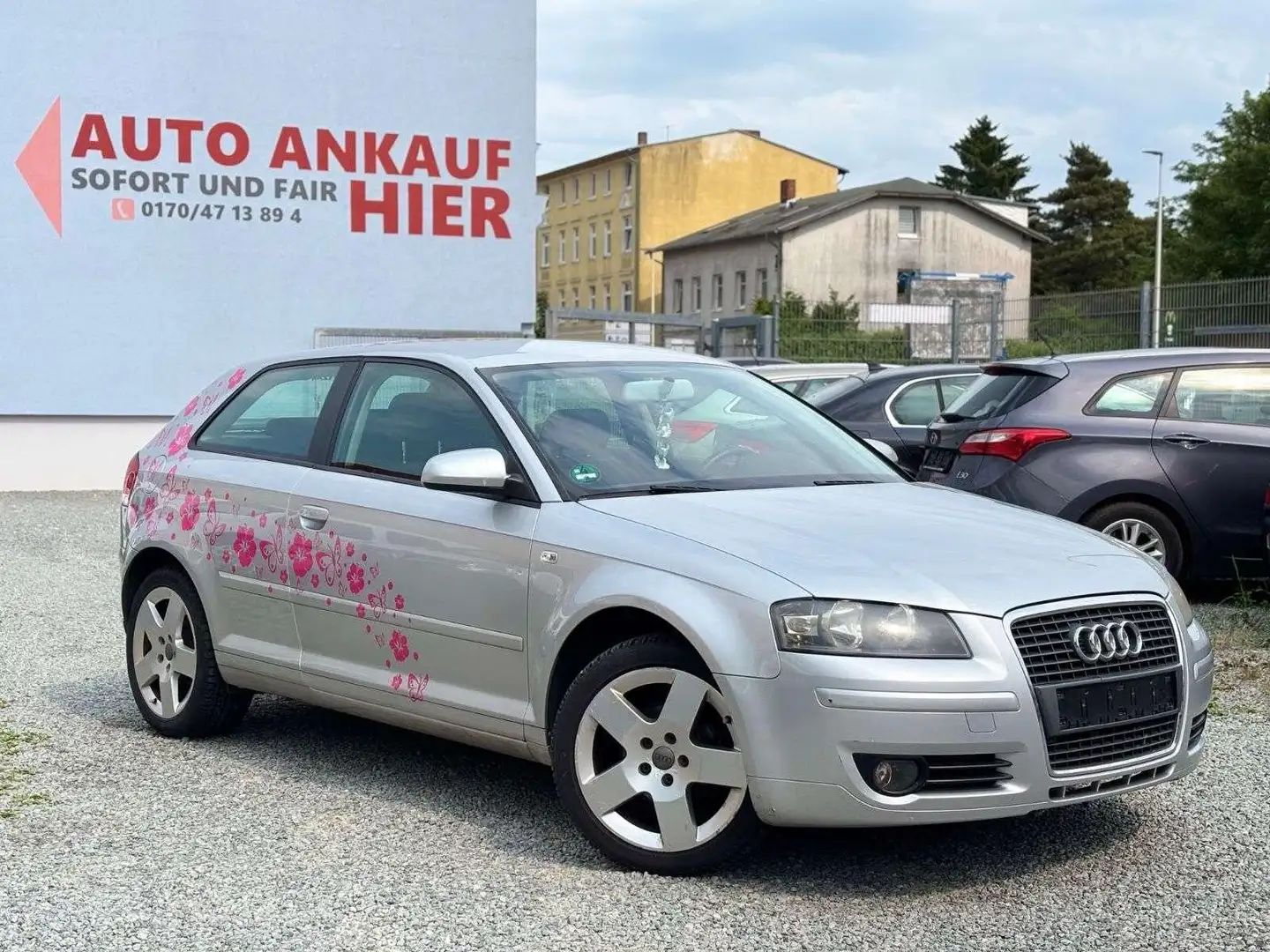 Audi A3 1.6 FSI KLIMA,Sitzheiz,Alu, Ölservice+TÜV-NEU Silber - 2