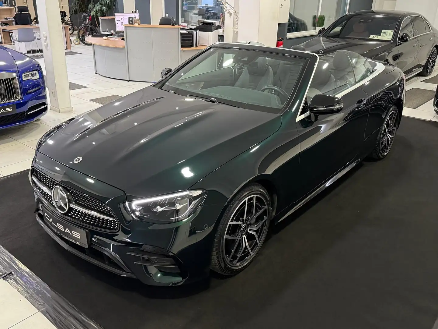 Mercedes-Benz E 200 Cabriolet AMG-Line *BURM*NIGHT*TOTW*WIDE* Yeşil - 2