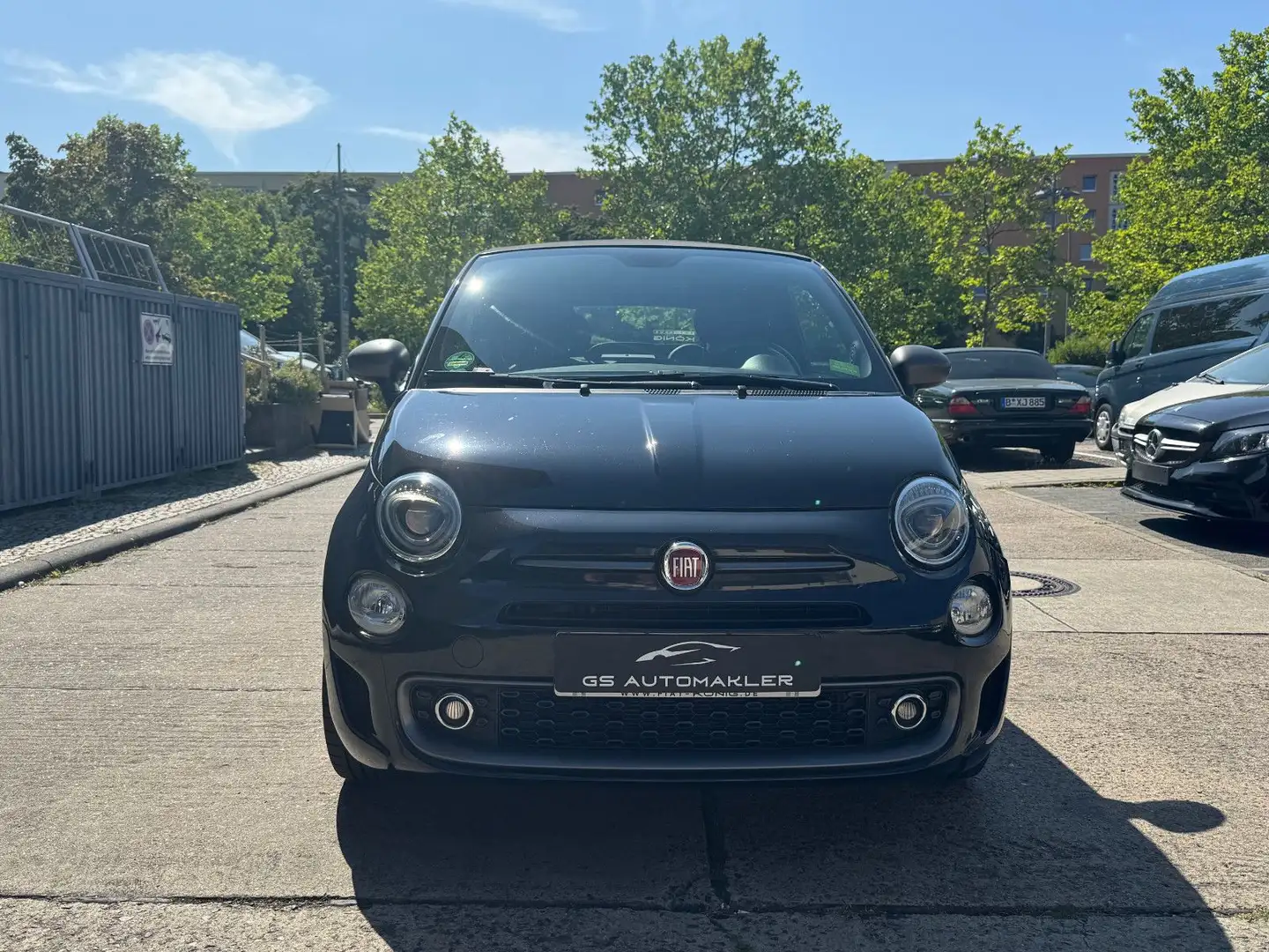 Fiat 500C Automatik Teilleder Klima PDC hinten Noir - 2