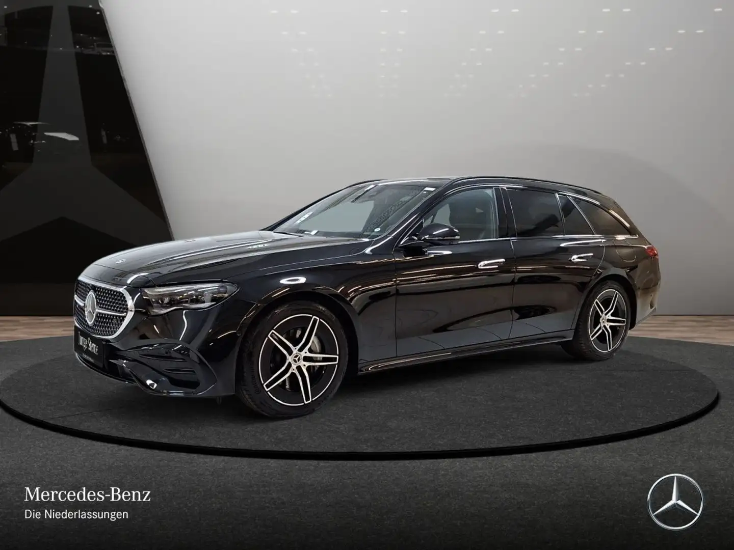 Mercedes-Benz E 300 de T Hybrid AMG Fahrass 360° Burmester AHK Schwarz - 2
