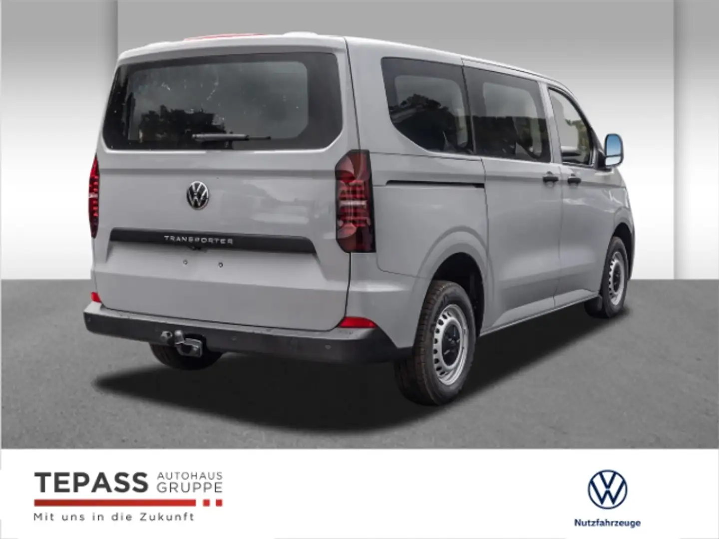 Volkswagen Transporter 2,0 l TDI Kombi KLIMA PDC RADIO Grau - 2