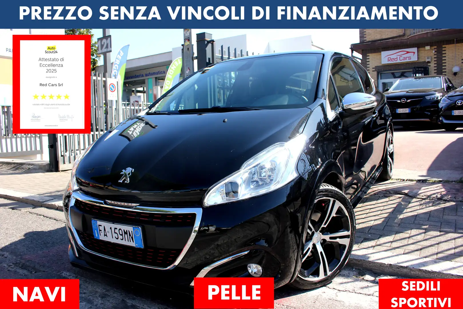 Peugeot 208 1.6 GTI 210 CV FULL OPT SEDILI IN PELLE GARANZIA - 1