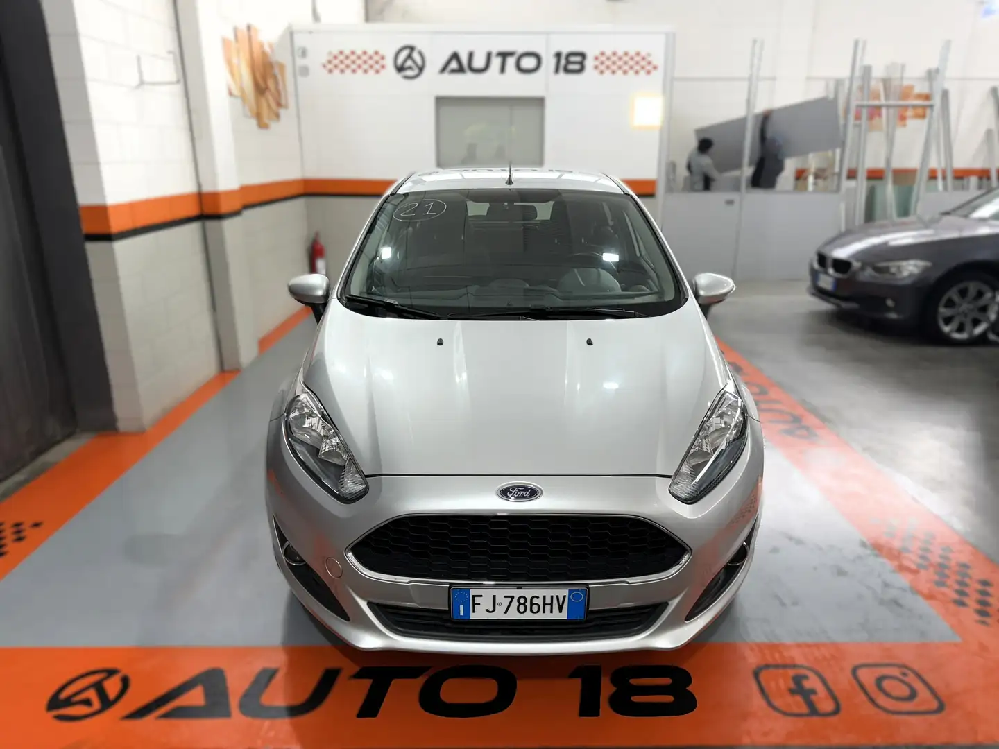Ford Fiesta 1.4 5p. Bz.- GPL   95 CV!  Ok Neo Patentati! Argento - 2