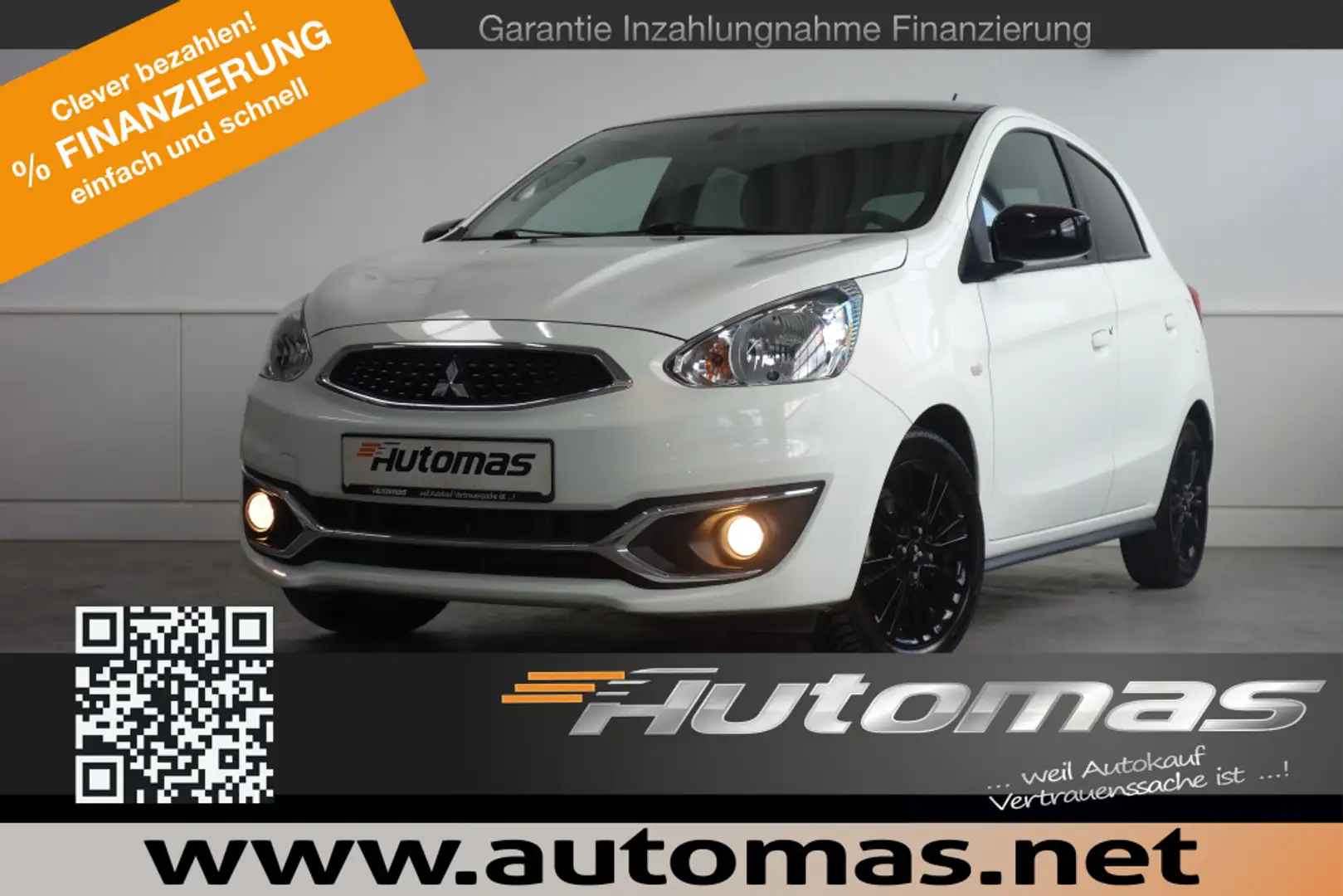 Mitsubishi Space Star Diamant Edition+ Automatik Klima Navi Weiß - 1