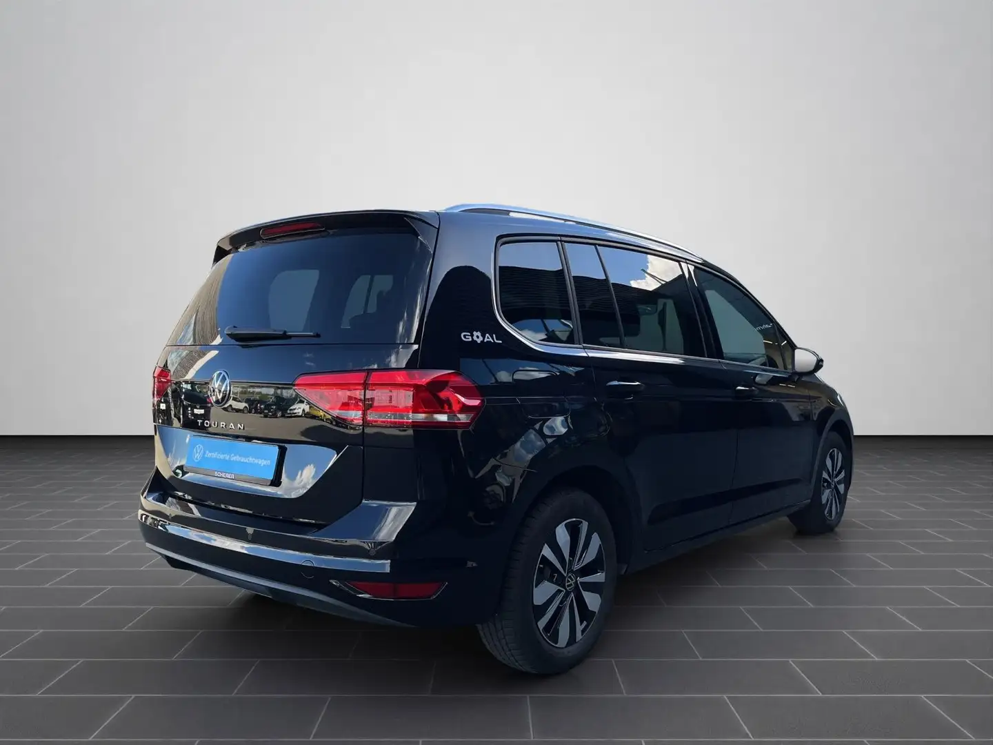 Volkswagen Touran Goal 1,5TSI DSG NAVI KAM AHK 7-Sitzer Schwarz - 2