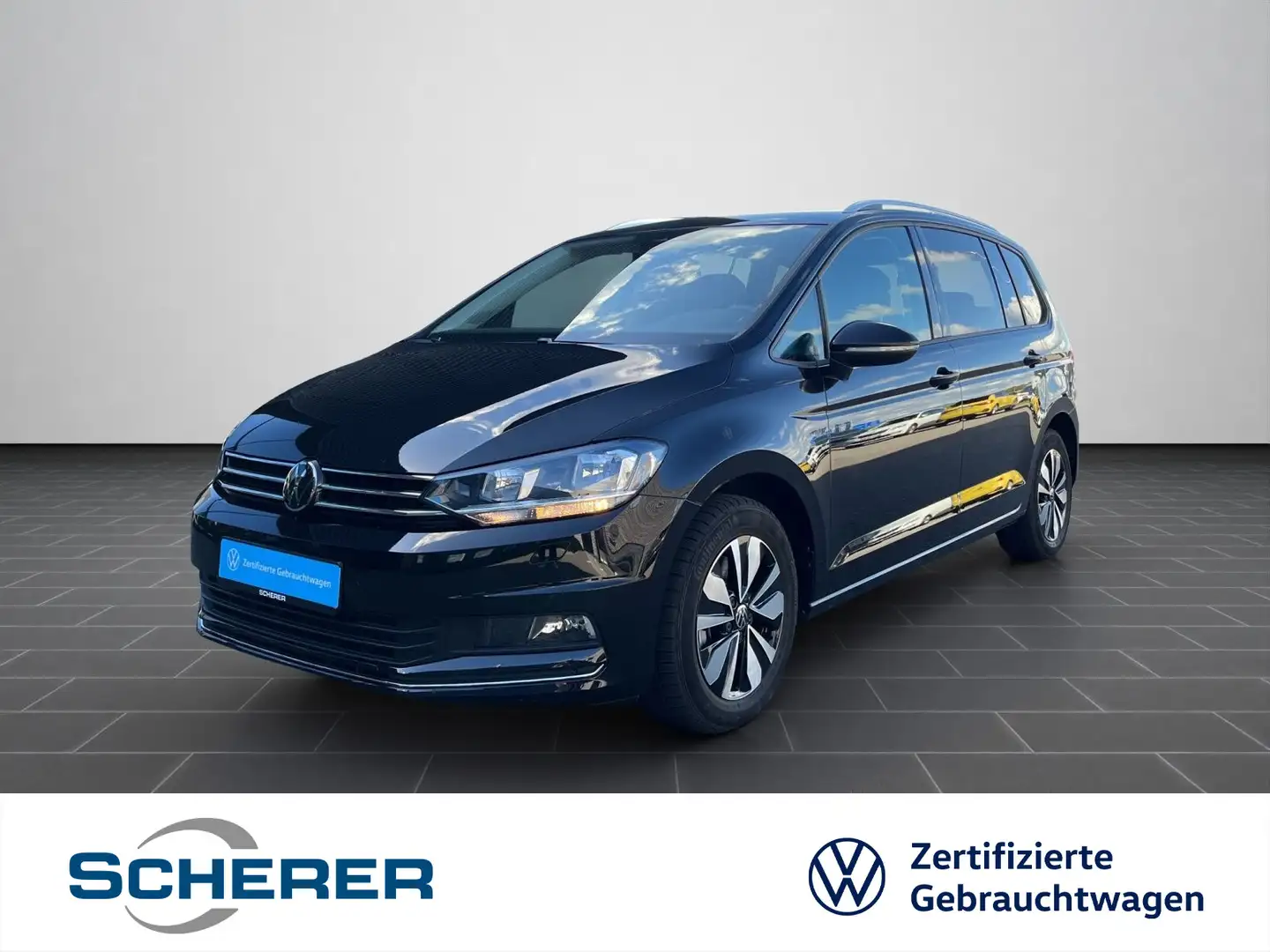 Volkswagen Touran Goal 1,5TSI DSG NAVI KAM AHK 7-Sitzer Schwarz - 1