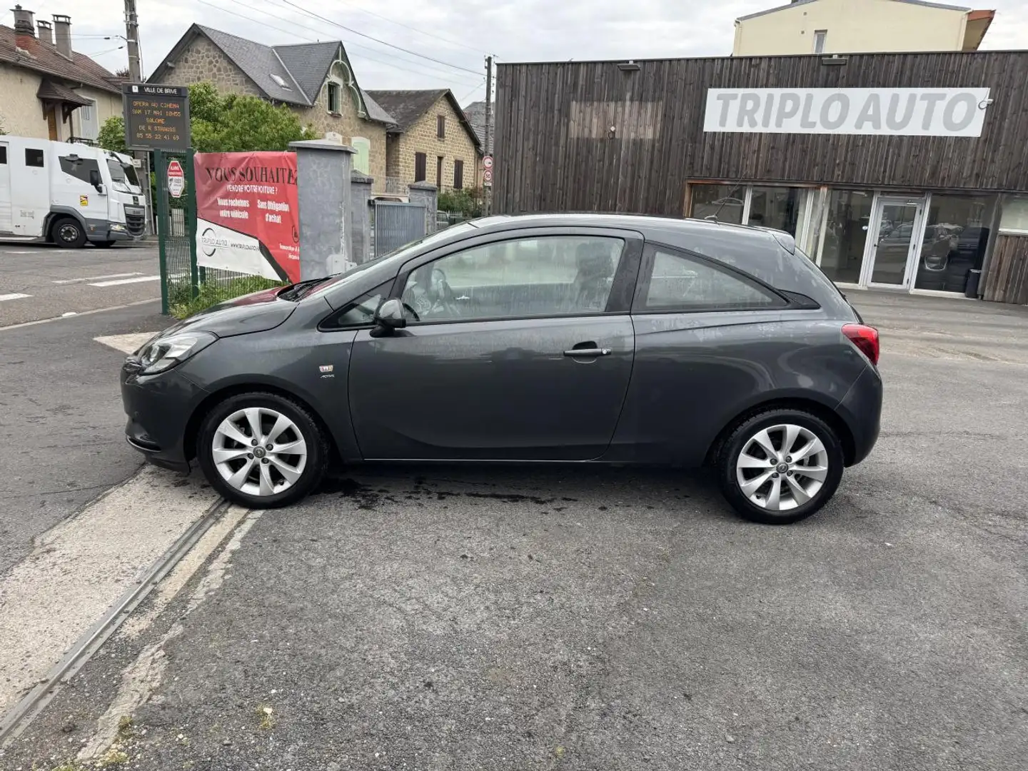Opel Corsa 1.4i - 90 E Color Edition Clim + Camera AR Gris - 2