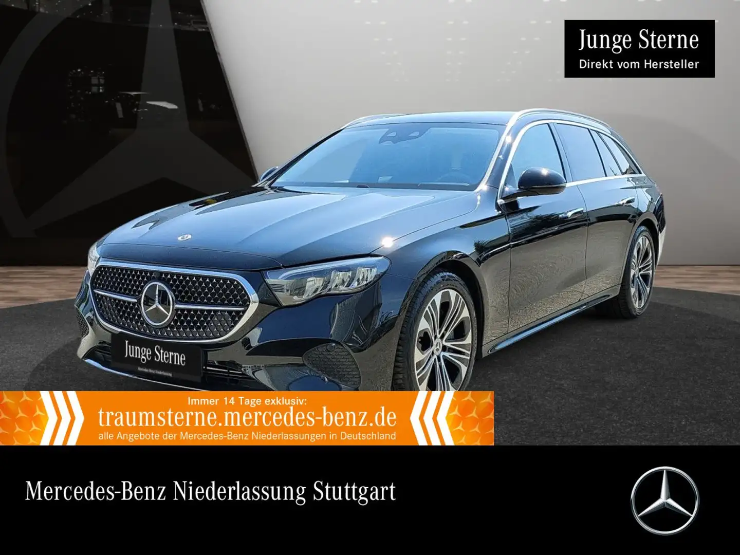 Mercedes-Benz E 300 e T Hybrid Avantgarde Fahrass Distr. LED AHK Schwarz - 1