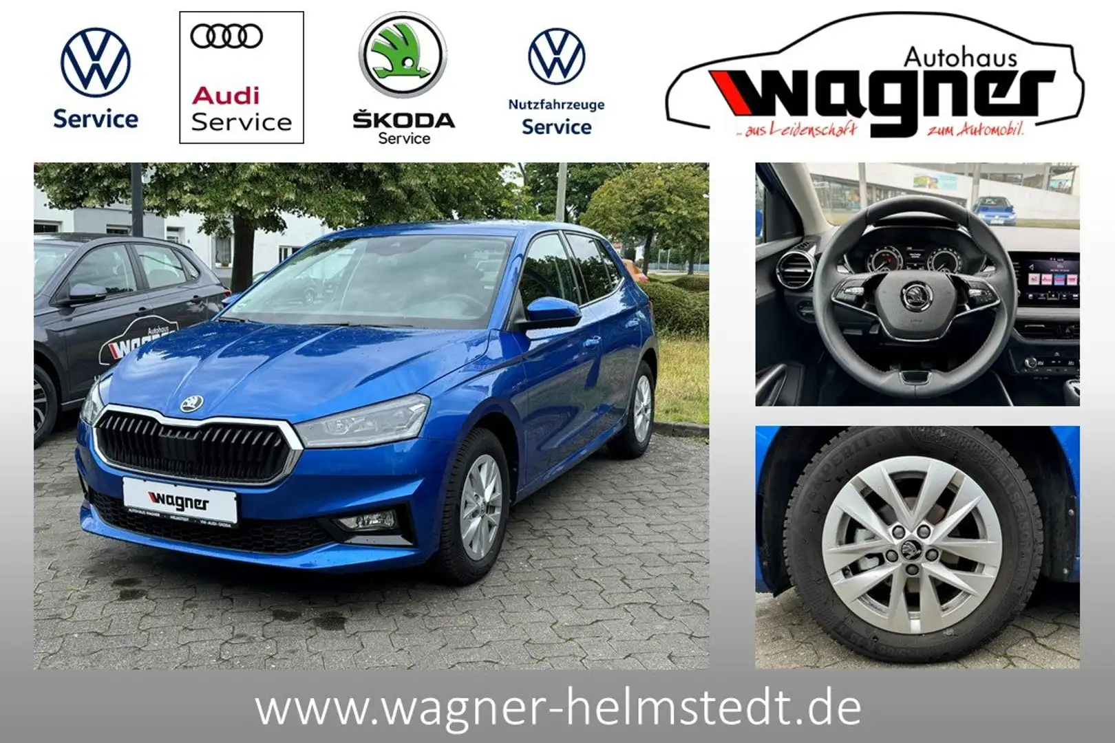 Skoda Fabia Style Clima/LED+/Kessy Blau - 1