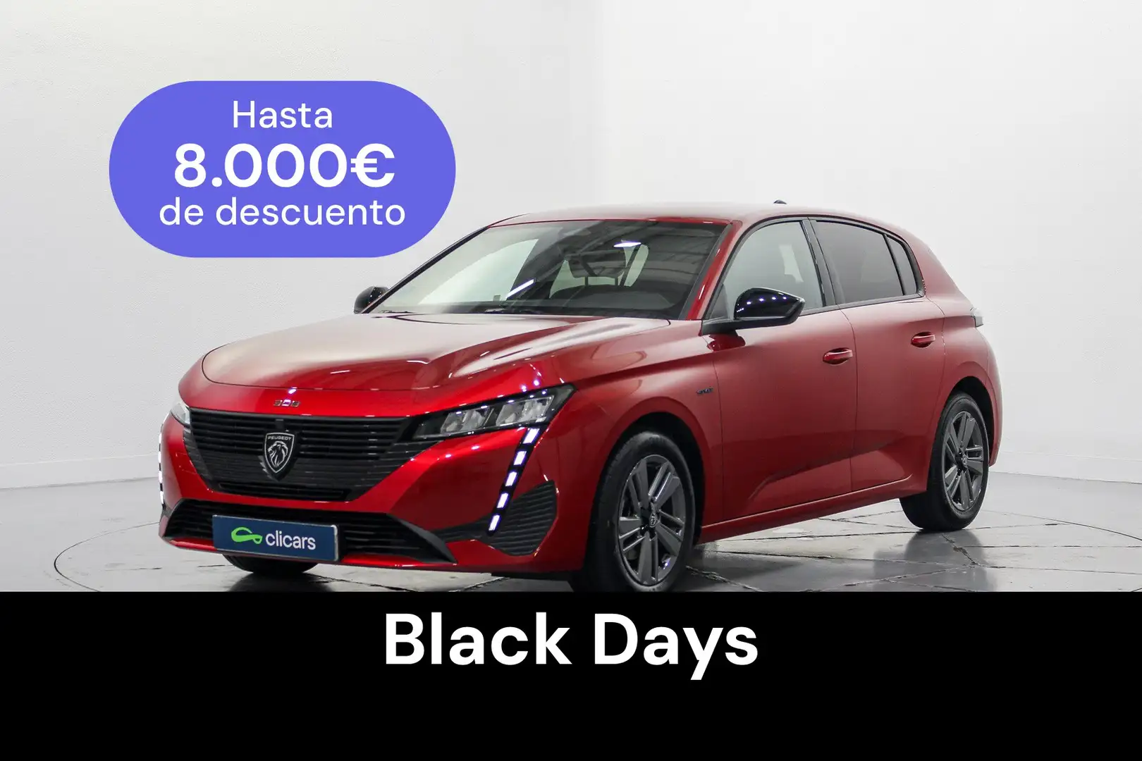 Peugeot 308 1.2 PureTech S&S Style EAT8 130 Rojo - 1