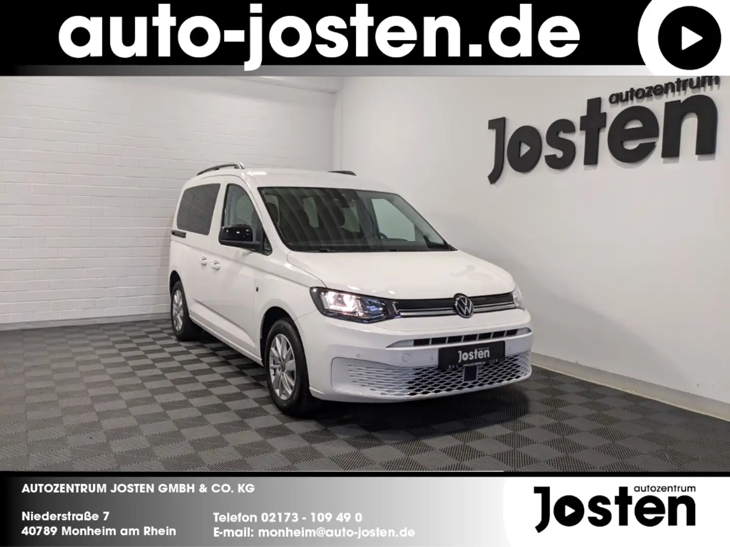 Volkswagen Caddy Life Klima Tempomat PDC DAB CarPlay Isofix Bianco - 1