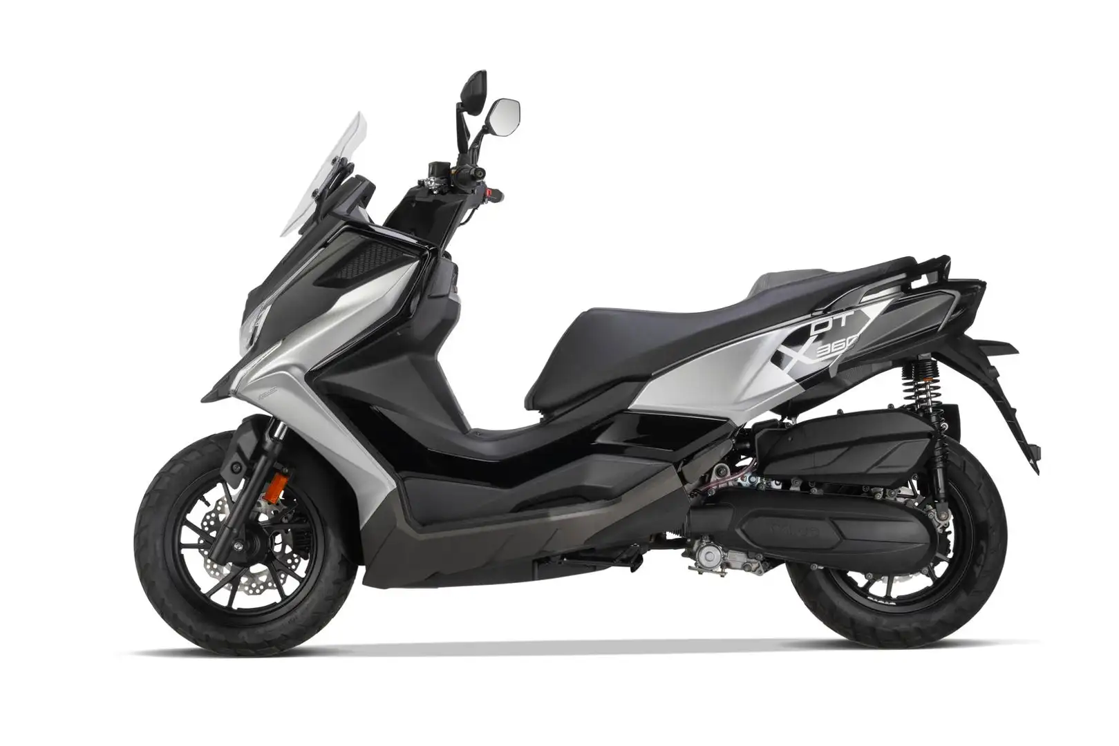 Kymco DTX 360 ABS - 2025 - Silver Crystal/Black - 2