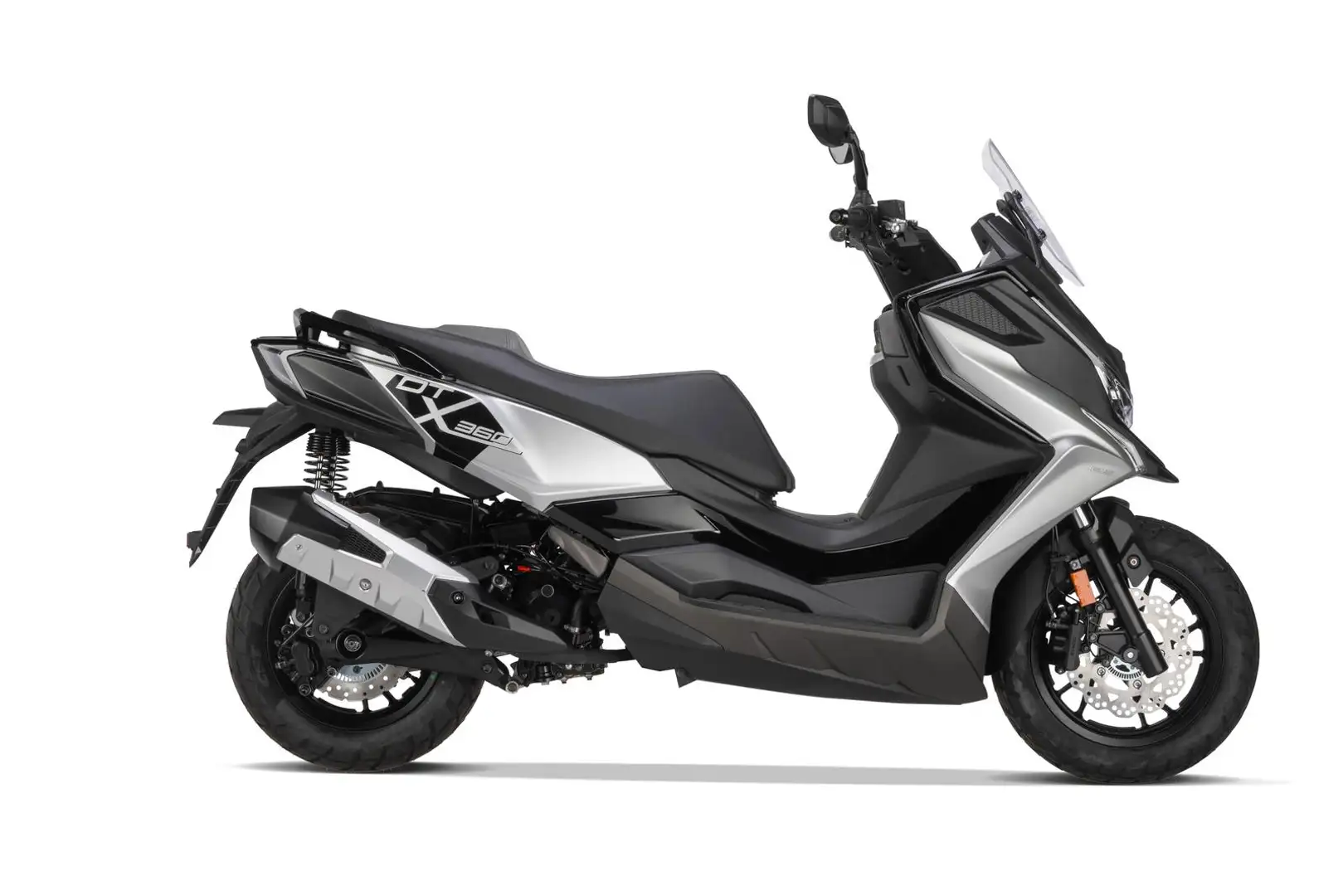 Kymco DTX 360 ABS - 2025 - Silver Crystal/Black - 1
