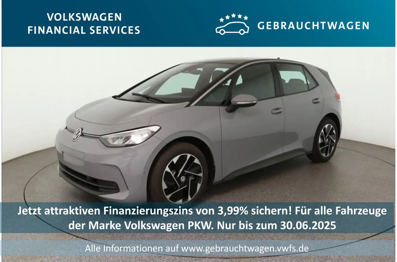 Volkswagen ID.3 Pro 150kW RFK*PDC*Tempo*Klima*SH Grau - 1