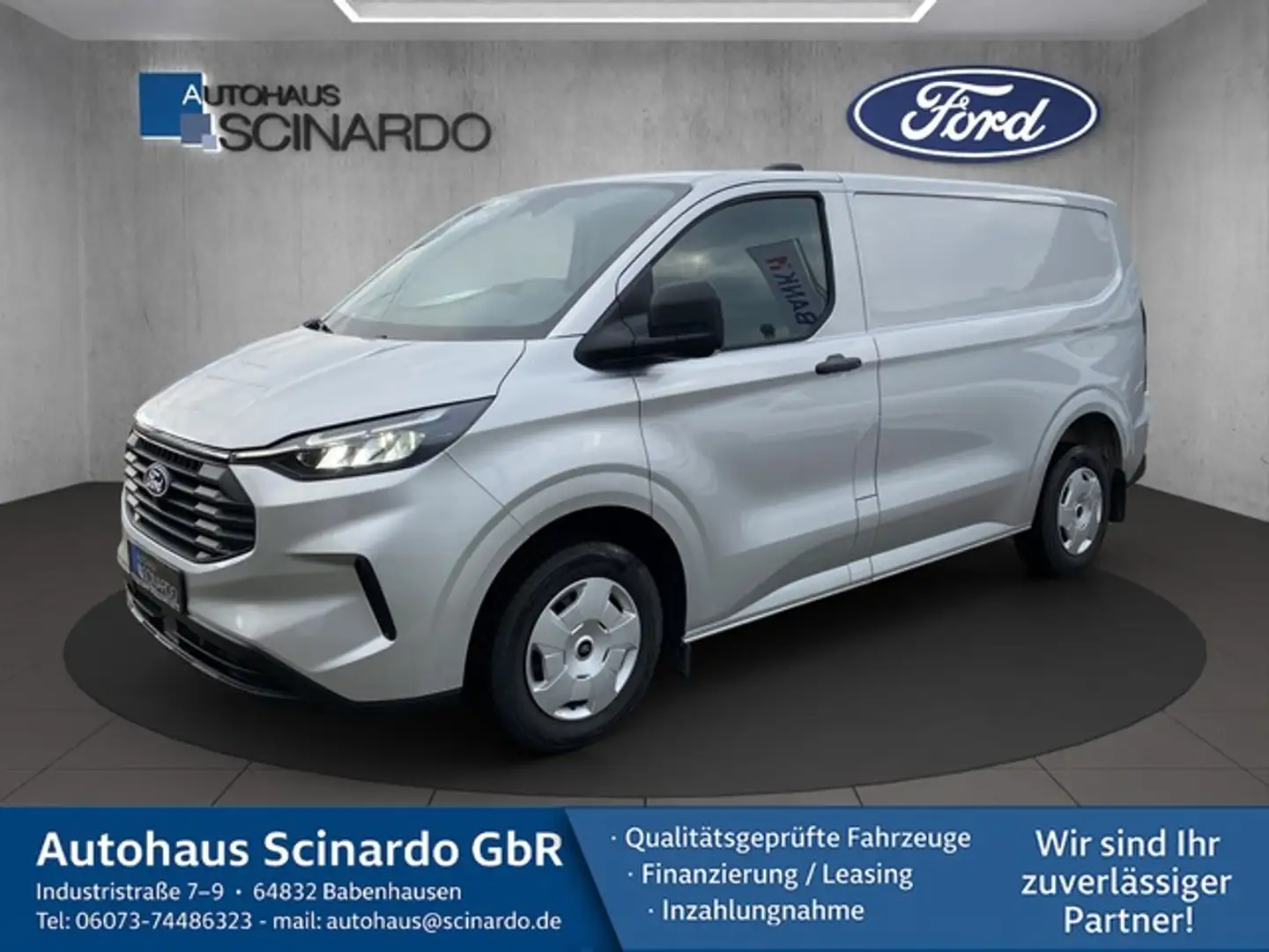 Ford Transit Custom Kasten 320 L1H1 Trend*Navi*LED*RF Argintiu - 1