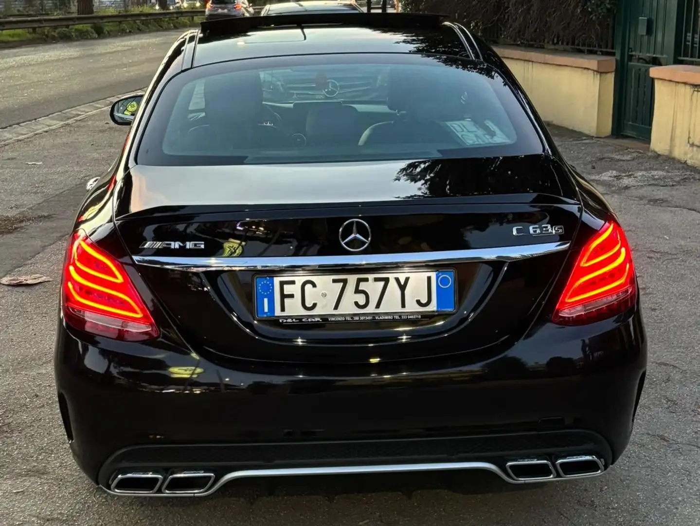Mercedes-Benz C 63 AMG Classe C-W205 2014 Berlina S auto Nero - 2