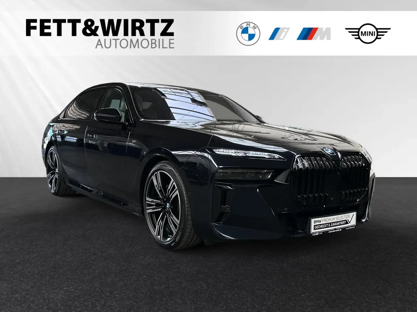 BMW 750 e xDrive M Sport Pro|SkyLounge|DAProf.|Massage Чорний - 1