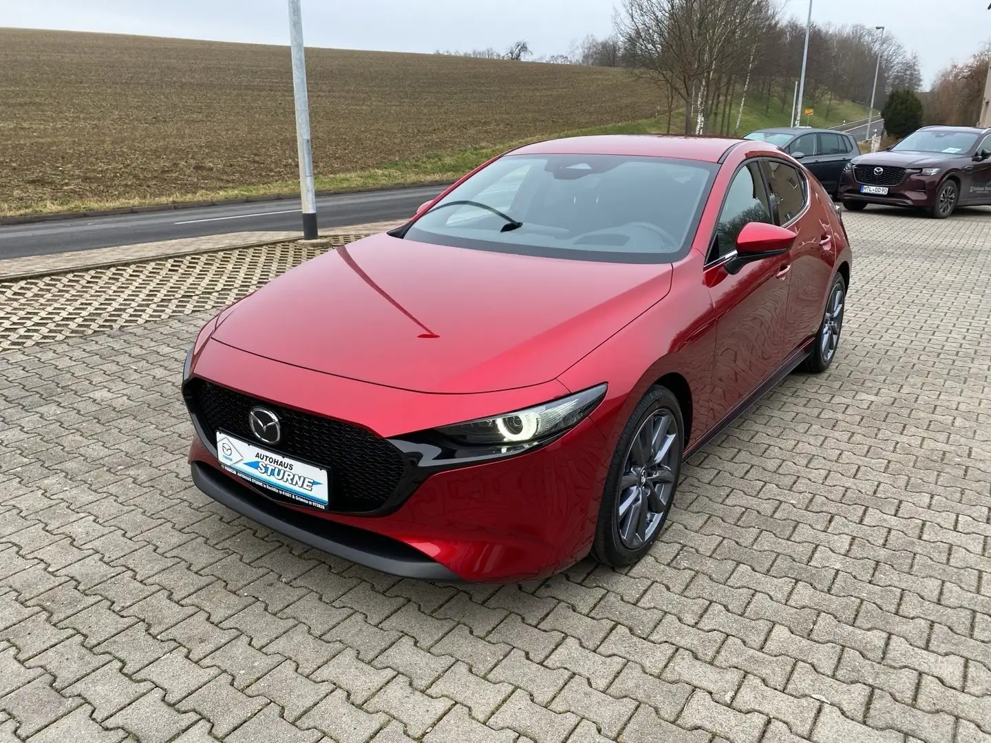 Mazda 3 👀Centre-Line/Aktionsangebot im Oktober🔥🔥 Rot - 1