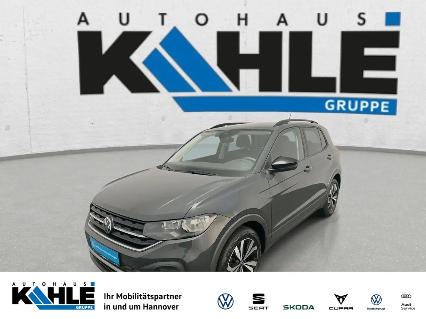 Volkswagen T-Cross 1.0 TSI Life PDC Climatronic Winterpaket Grau - 1