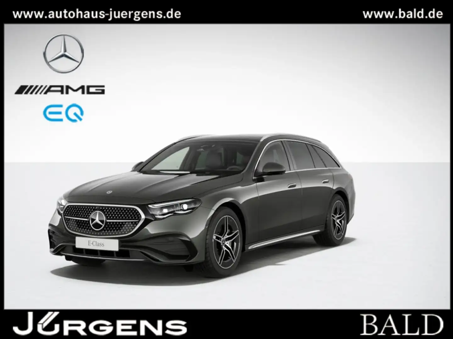 Mercedes-Benz E 220 d 4M T AMG-Sport/Pano/AHK/Leder/Sitzklima Grau - 1