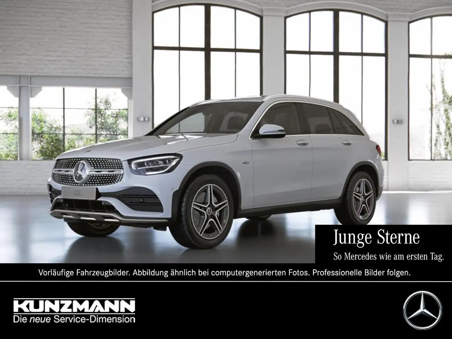 Mercedes-Benz GLC 300 e 4M AMG MBUXNavi+ HeadUp Kamera Weiß - 1