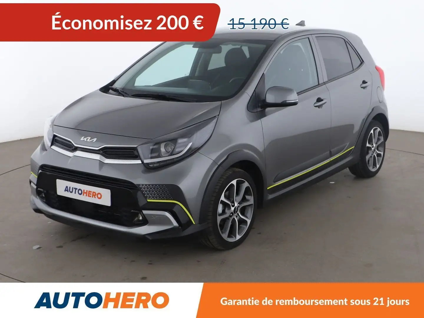 Kia Picanto 1.2 DPI ISG X Line Gris - 1