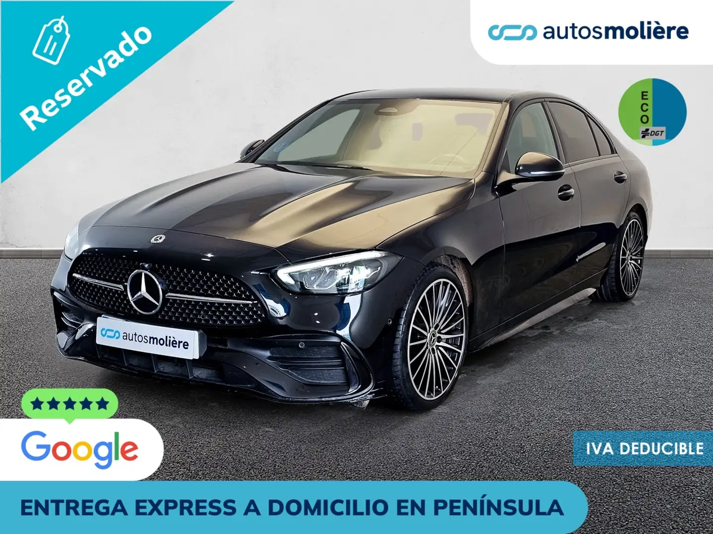 Mercedes-Benz C 220 220d 9G-Tronic Noir - 1