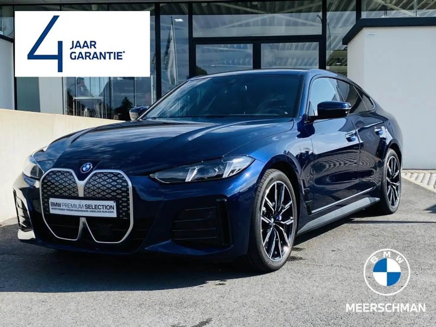 BMW i4 Gran Coupé Bleu - 1