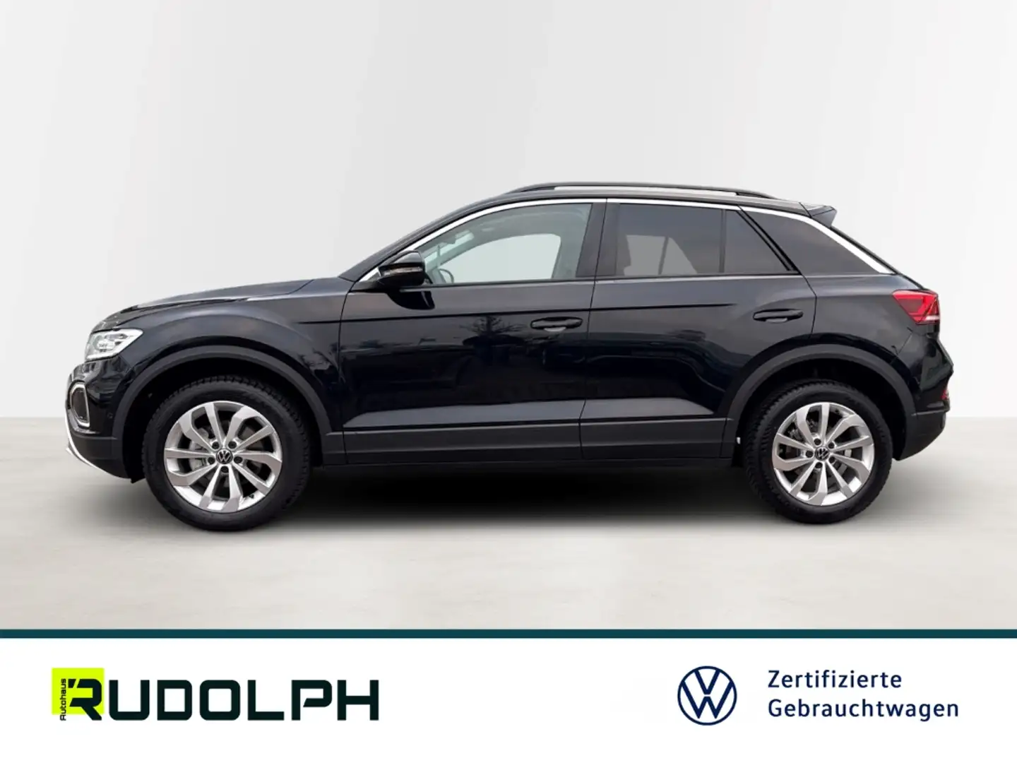 Volkswagen T-Roc Life 1.5 TSI DSG LED StandHZG ACC Navi Fernlichtas Schwarz - 2