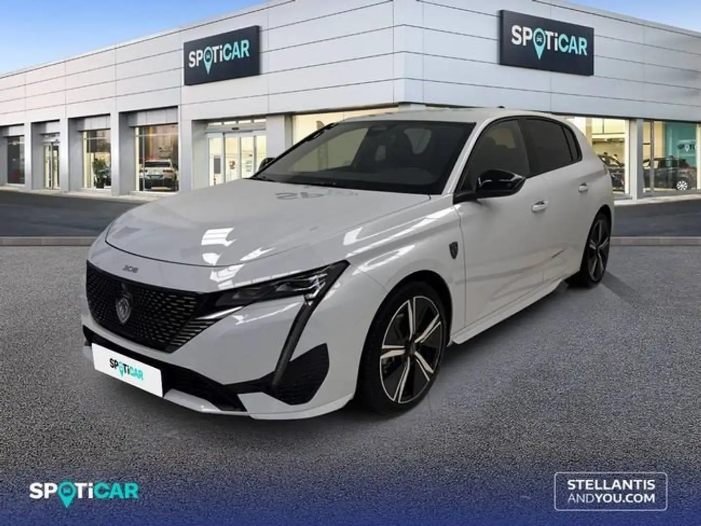 Peugeot 308 5P Hybrid MHEV 145 e-DCS6 GT Blanco - 1