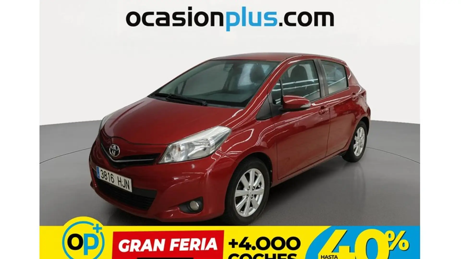 Toyota Yaris 1.0 Active Rojo - 1