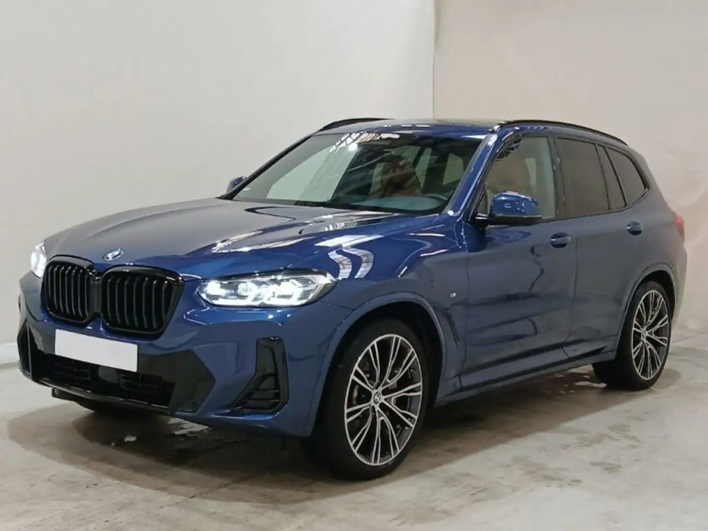 BMW X3 xDr. 30dA M Sport AHK Panorama Standh 21Zoll Blau - 1