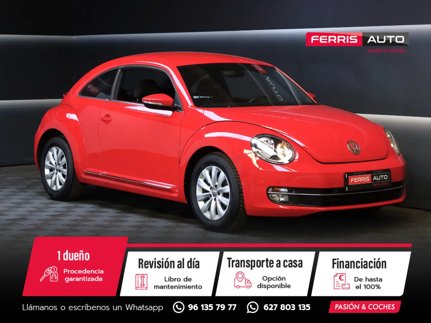 Volkswagen Beetle 1.4 TSI Design 160 Rot - 1