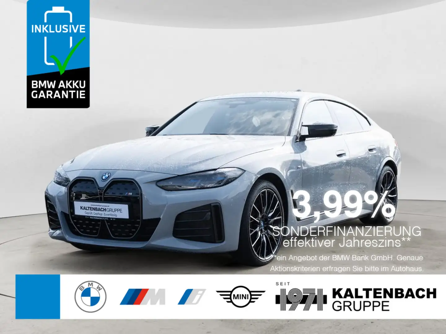 BMW i4 M50 Gran Coupe AHK 360° LASER LED ACC NAVI Gris - 1