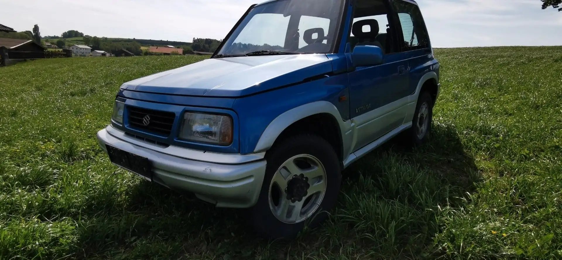 Suzuki Vitara 1.6 Deluxe*4x4*Außen Gut* Blauw - 2