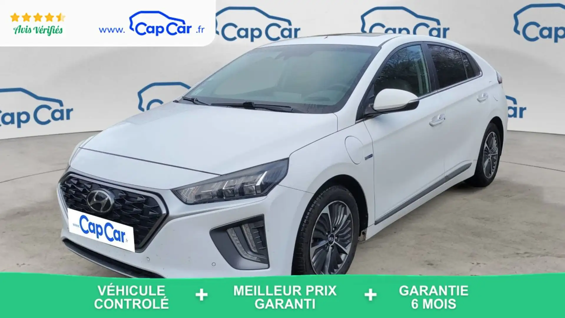 Hyundai IONIQ 1.6 GDi 141 Hybrid DCT6 Executive - Automatique Toit ouvrant Wit - 1