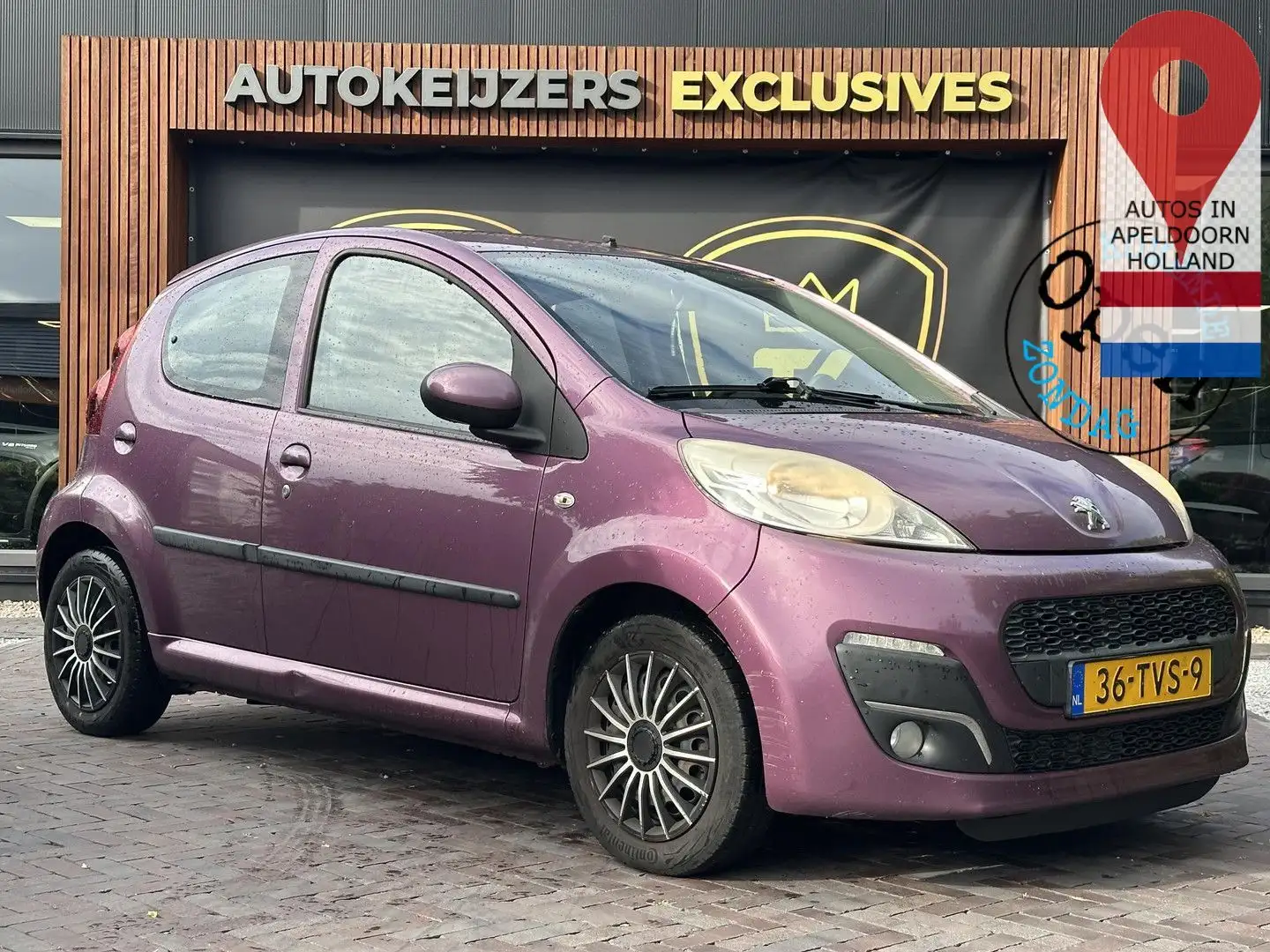 Peugeot 107 1.0 Active klima Elektrische Ramen Centrale Violett - 1