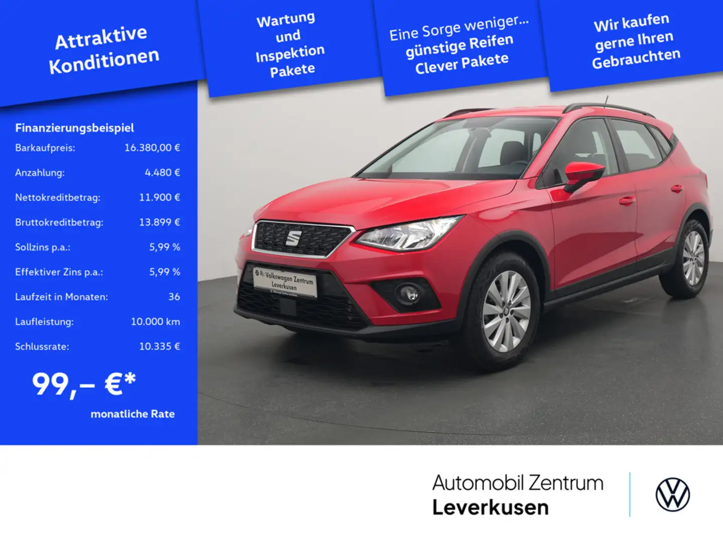 SEAT Arona PORT NAVI KLIMA DSG Schwarz - 1