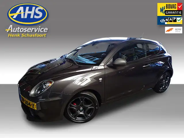 Alfa Romeo MiTo 0.9 TwinAir Super, zwart leer