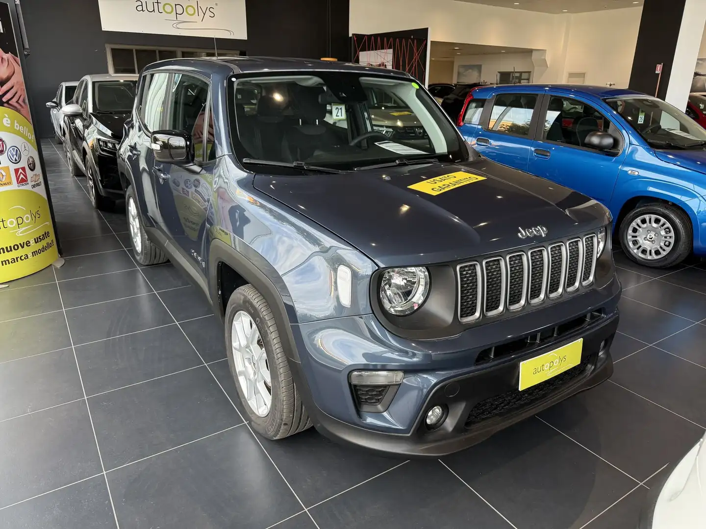 Jeep Renegade Renegade 1.6 Mjt 130 CV Limited Gris - 2