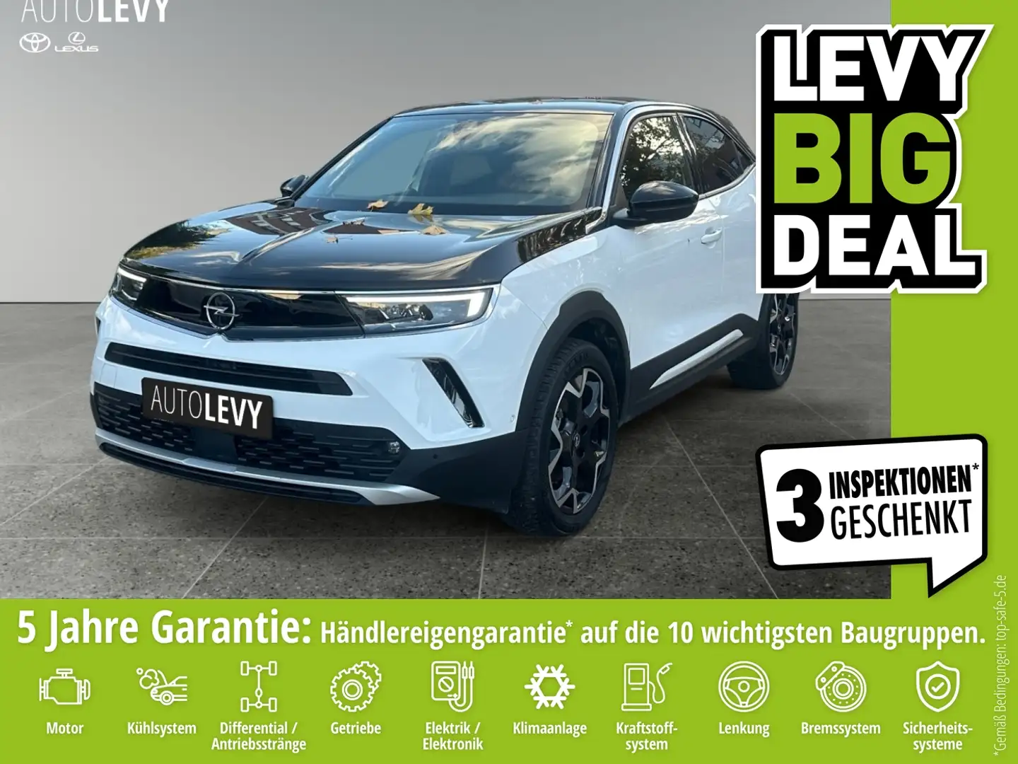 Opel Mokka-E Mokka e Ultimate +Klima+Allwetter+Kamera+ Weiß - 1