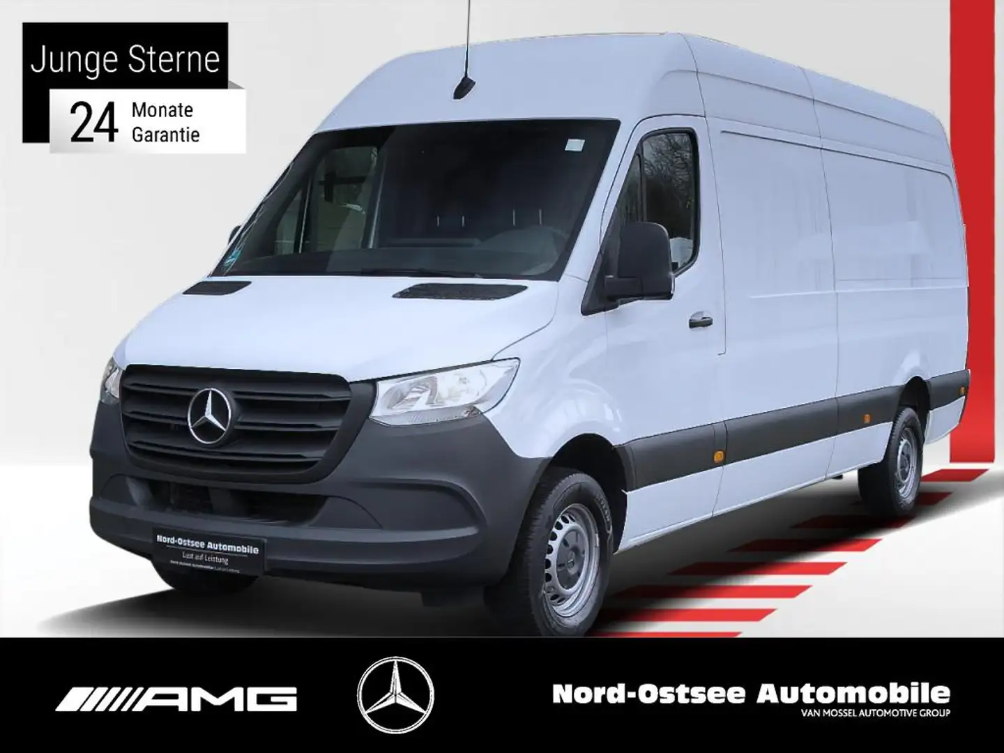Mercedes-Benz Sprinter 317 L3H2 AHK Navi Kamera Tempomat MBUX Blanco - 1