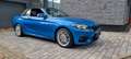 BMW 220 d Cabrio  M Sport Leder Navigation Bleu - thumbnail 1