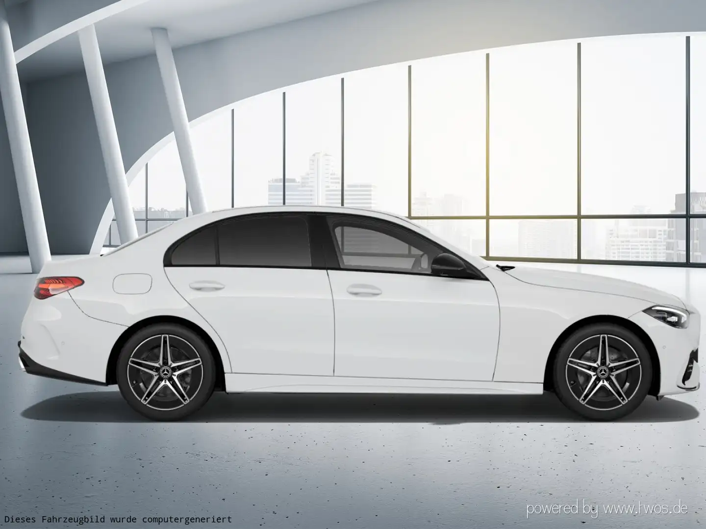 Mercedes-Benz C 220 C 220 d AMG Line Edition AMG-Line/Navi/Distronic Weiß - 2