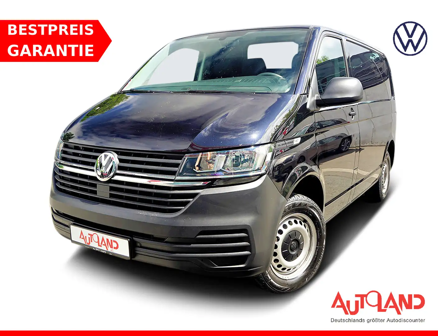 Volkswagen T6 Kombi T6.1 2.0 TDI Kasten AHK PDC Klima USB Bluetooth Noir - 1