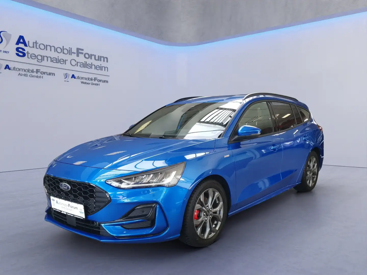 Ford Focus Turnier ST-Line X 1.5 EcoBlue *ACC*AHK*LED*B&O* Bleu - 2